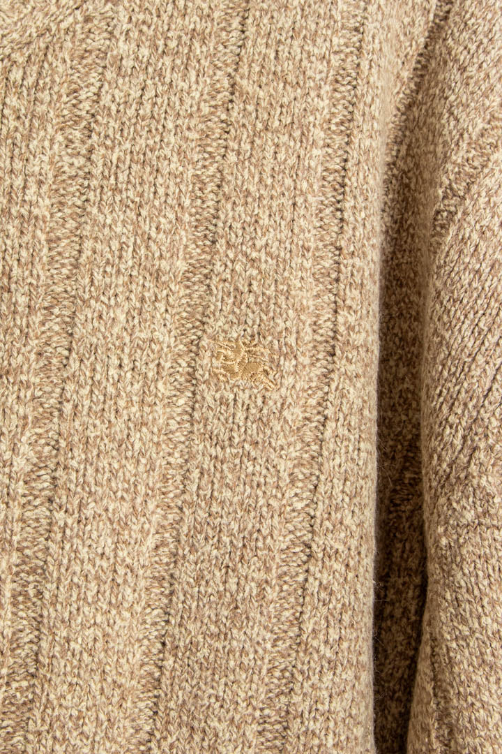 Women's Burberry V Neck Knitted Jumper (XL) - Image 2