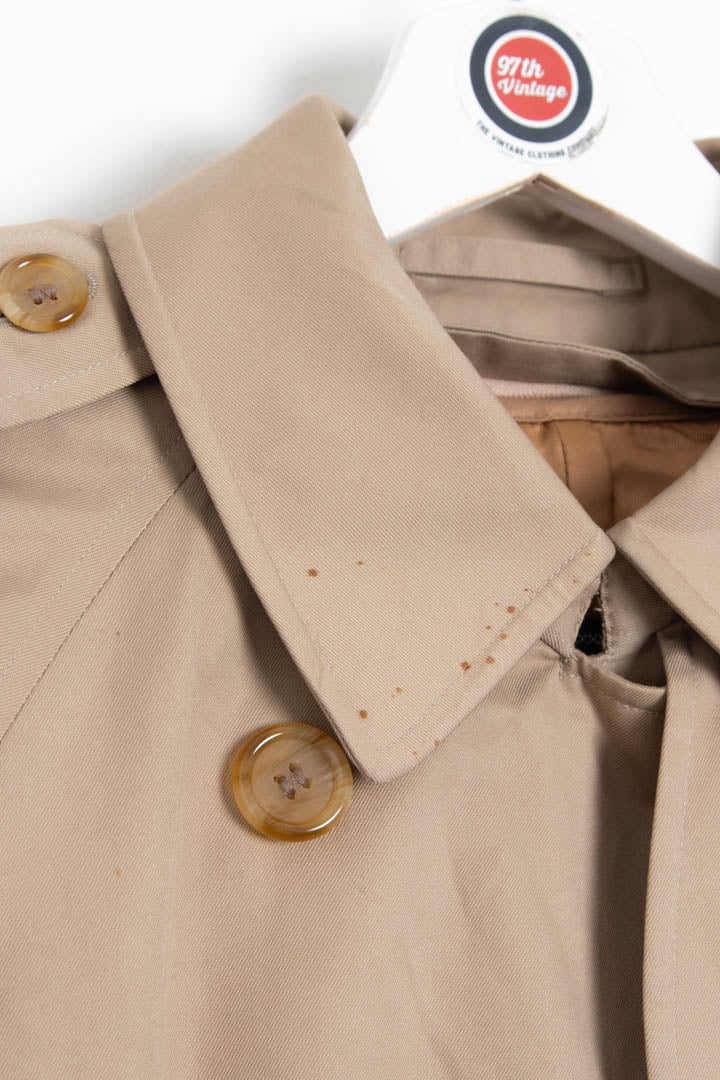 Women's Burberry Wool Lined Double Breasted Trench Coat (L) - Image 5