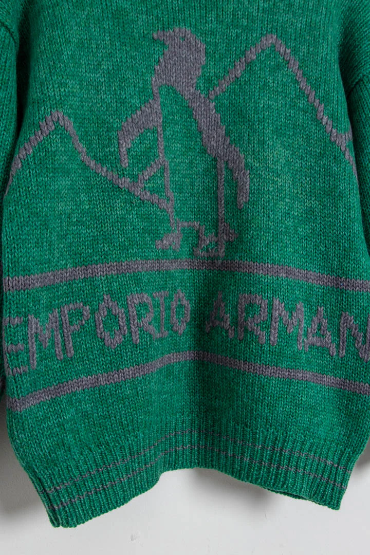 Women's Emporio Armani Knitted Crew Neck Jumper (M) - Image 3
