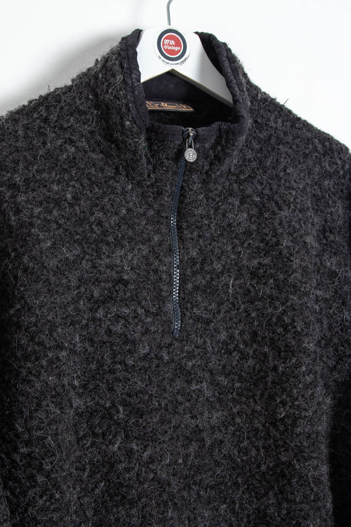 Women's Fendi 1/4 Zip Sherpa Fleece Jumper (M) - Image 4
