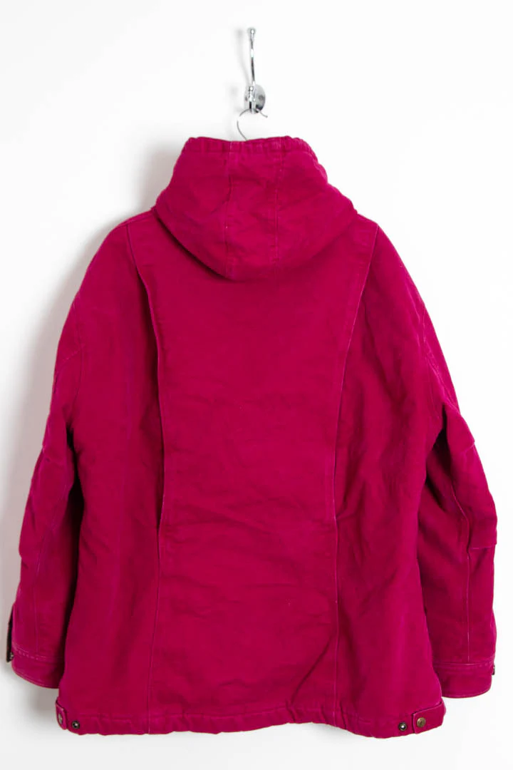 Women's Hot Pink Hooded Workwear Jacket (XXL) - Image 5