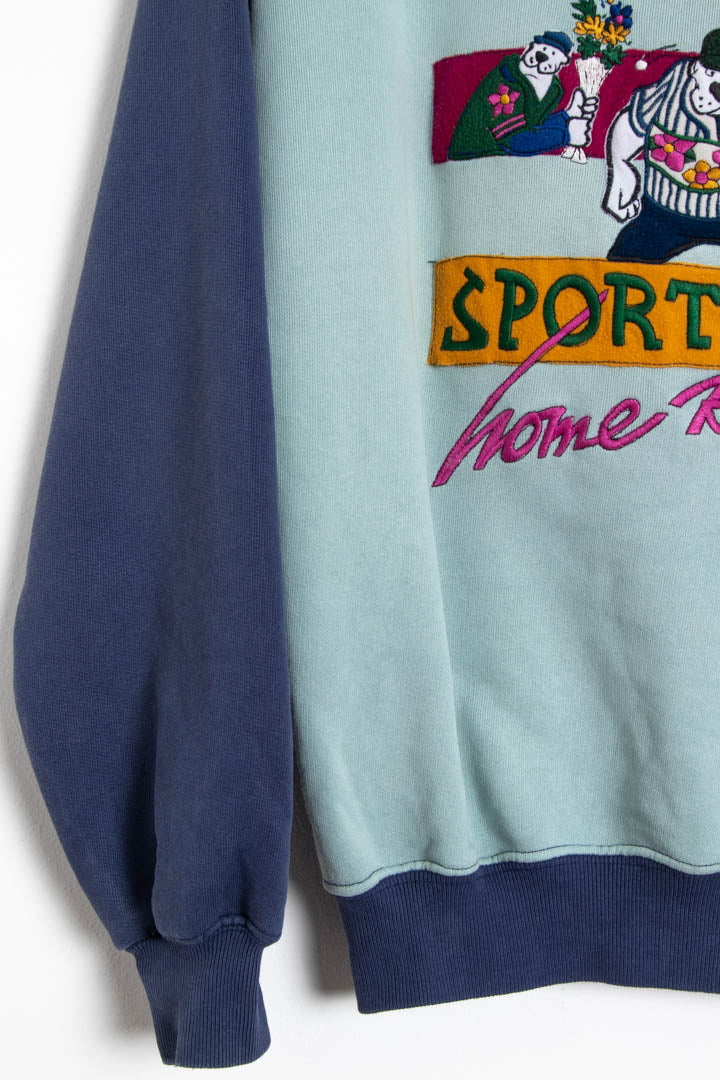 Women's Iceberg Sport Ice Home Run Crew Neck Sweatshirt (S) - Image 3
