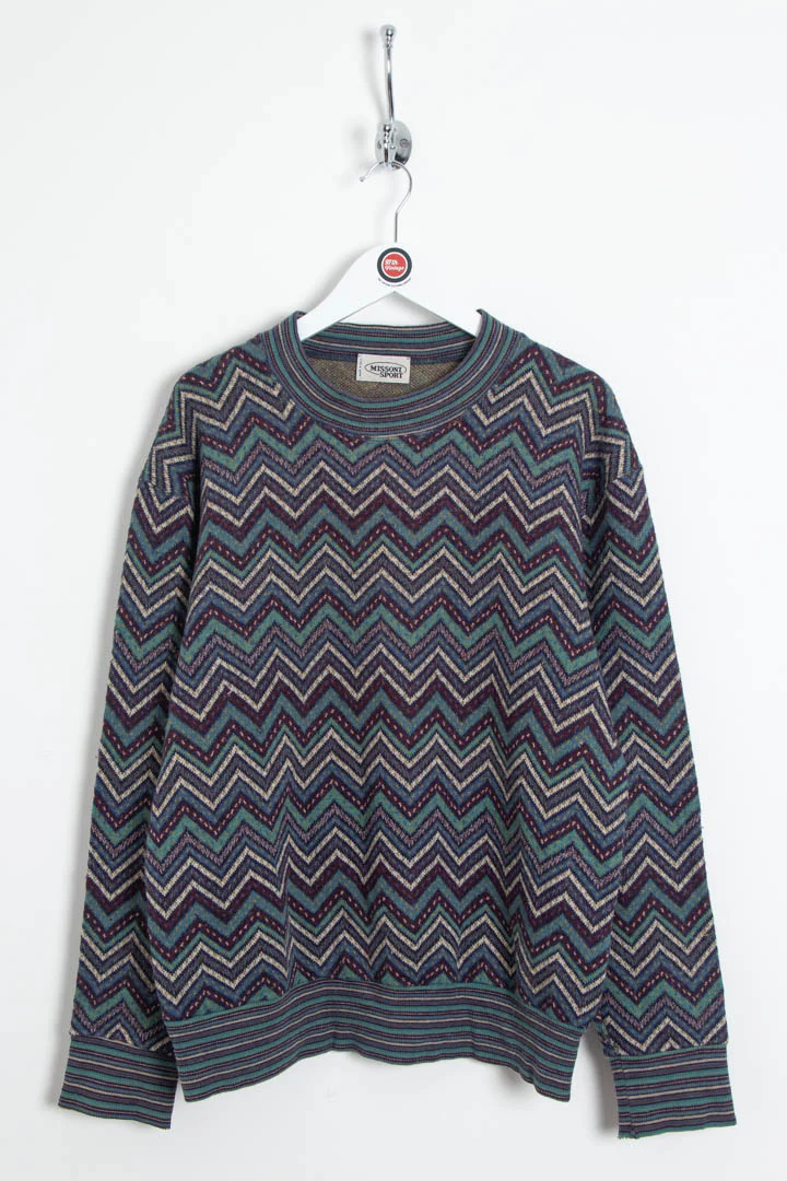 Women's Missoni Crew Neck Knitted Jumper (XL)