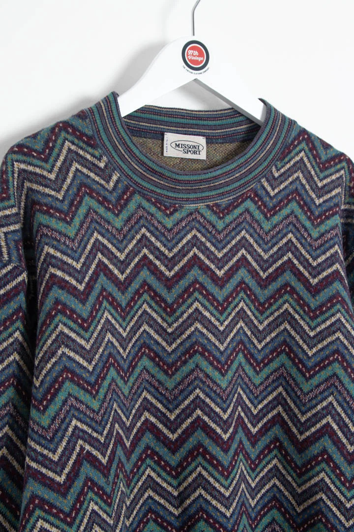 Women's Missoni Crew Neck Knitted Jumper (XL) - Image 2
