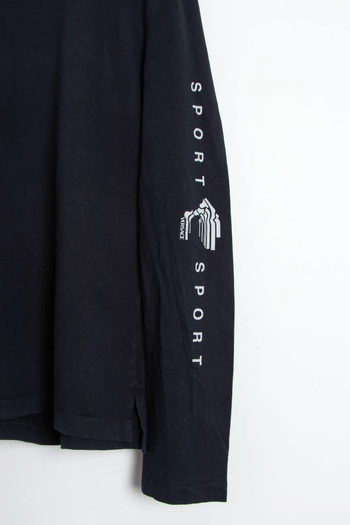 Women's Versace Sport Long Sleeve Top (L) - Image 2