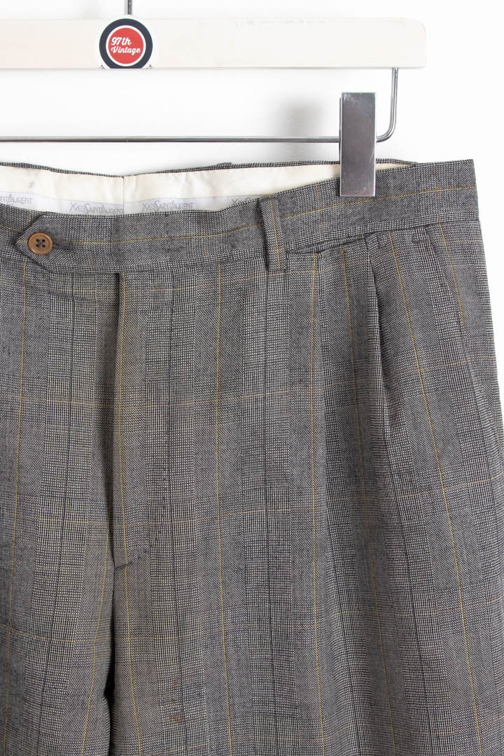 YSL Pleated Suit Trousers (W32 x L30) - Image 2